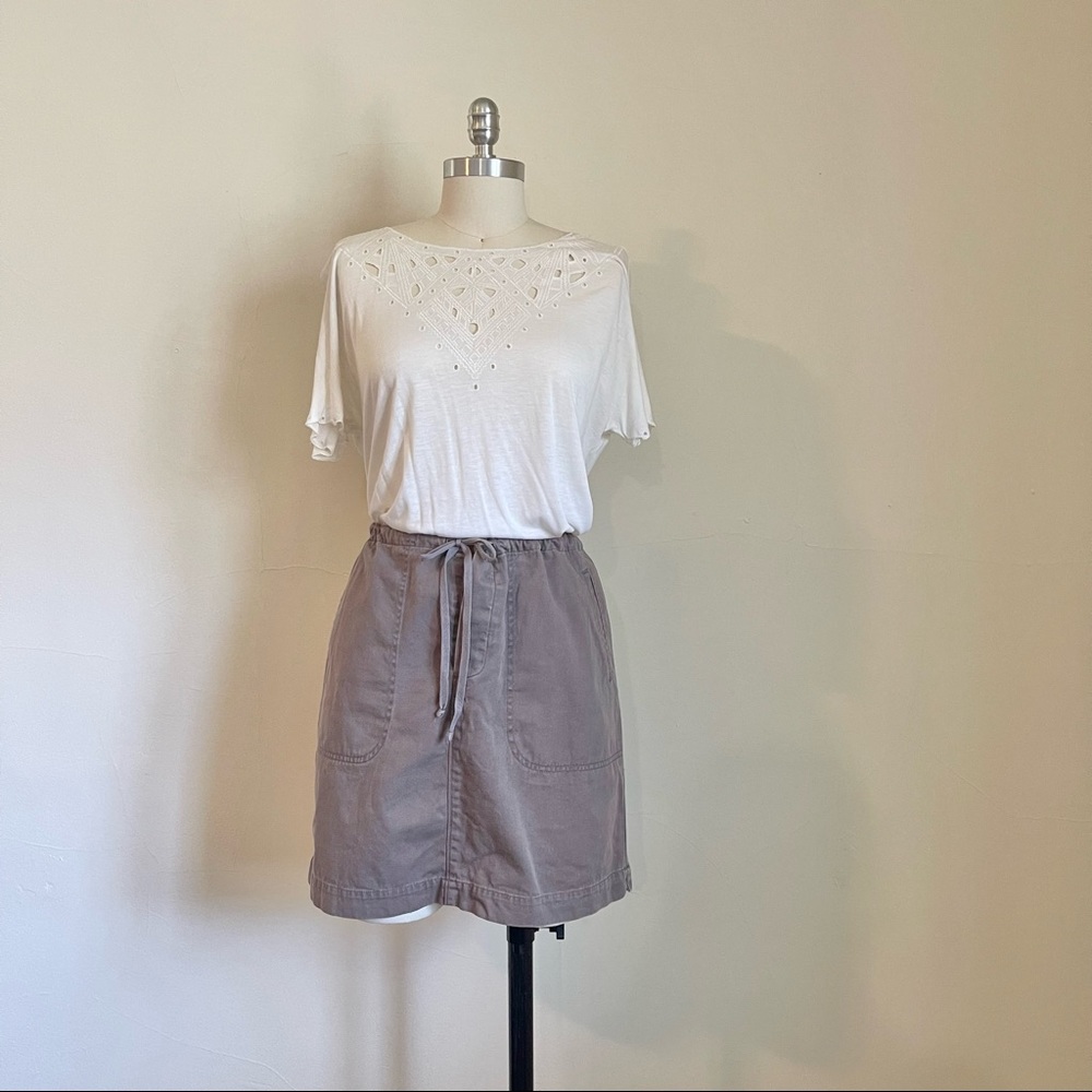 Gap Grey Khaki Skirt